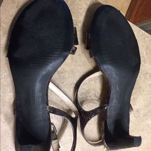 Franco Sarto Metallic Sandals - Picture 5 of 6